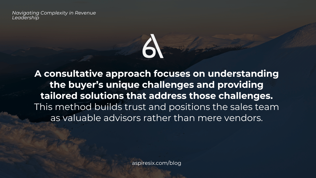 Consultative approach in sales